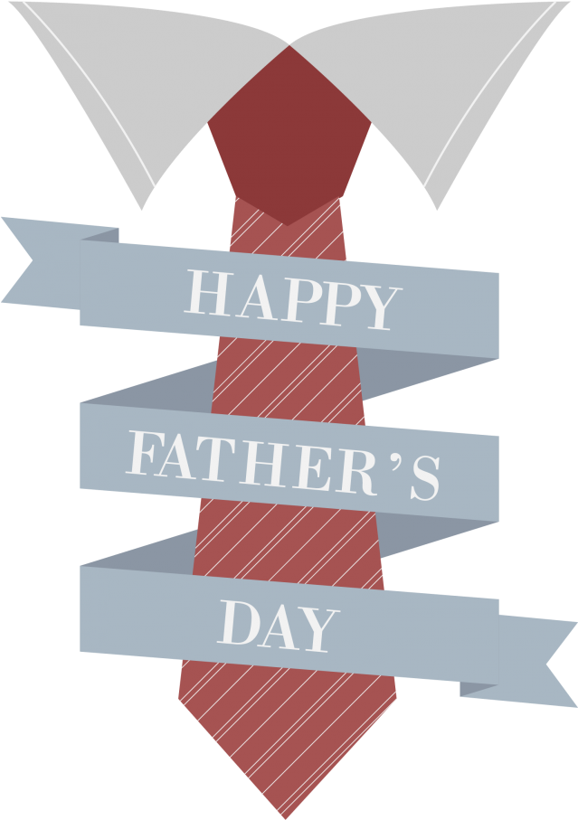 Fathers Day Tie Png Image - Transparent Fathers Day Png (638x1024), Png Download