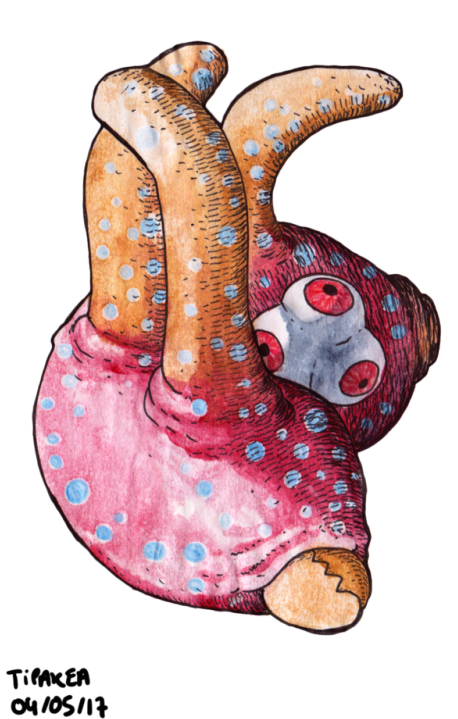 Monster Cells - Drawing (486x750), Png Download