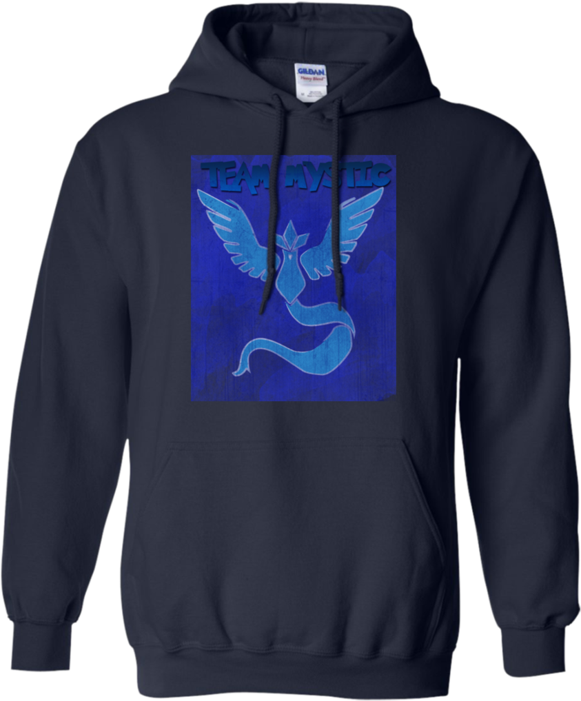 Watercolor Team Mystic Pokemon Blue T Shirt & Hoodie - Let That Shit Go Hoodie 8oz (size: Youth L, Color: (1024x1024), Png Download