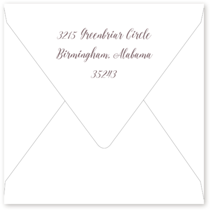 Garden Watercolor Shower Envelopes - Greeting Card (600x600), Png Download
