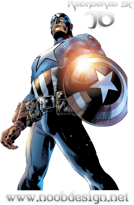 Captain America - Captain America Comics Marvel (550x825), Png Download