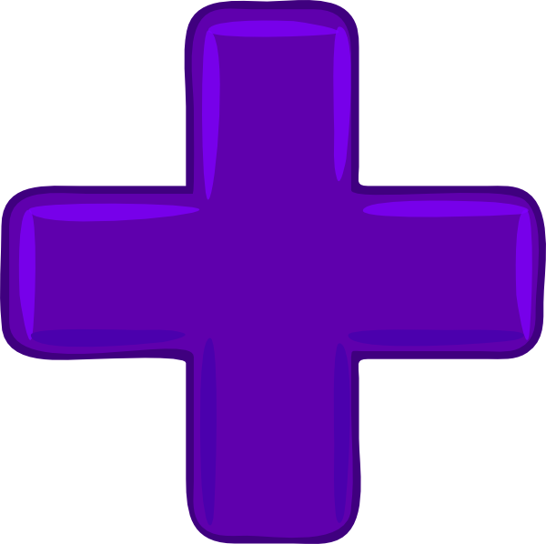 Plus Clip Art At Clker - Clipart Plus Sign (600x598), Png Download