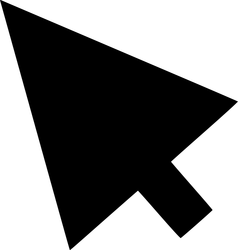 Download Cursor Mouse Pointer - Black Mouse Pointer Png PNG Image with No  Background - PNGkey.com