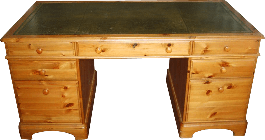 Pine Desk No Background Transparent Image Furniture - Transparent Background Desk Transparent (904x480), Png Download