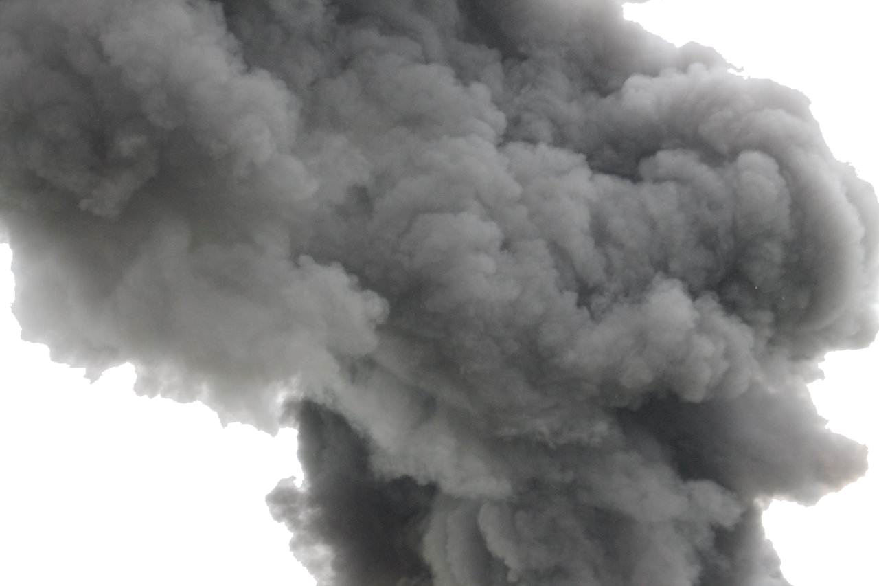 Flames Smoke Png Picture Black And White - Fire And Smoke Png (1280x853), Png Download