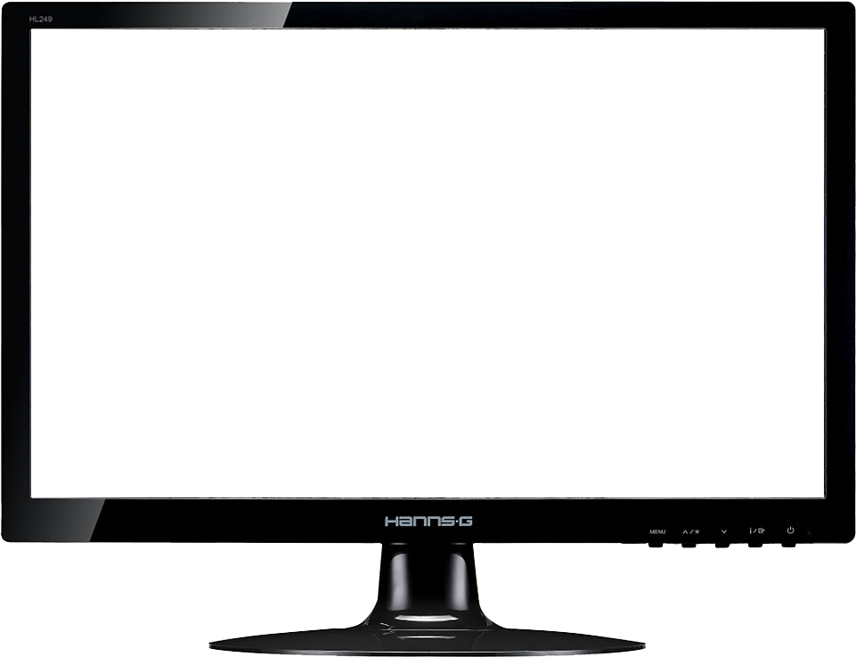 Hannsg Led Monitor Image - Computer Screen Image Free (960x960), Png Download
