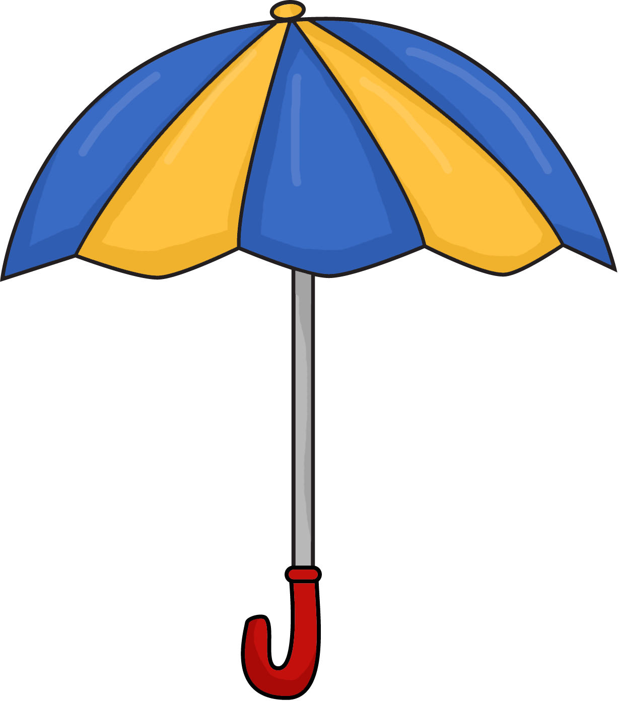 Umbrella Png Picture - Umbrella Cartoon Images Png (1229x1392), Png Download