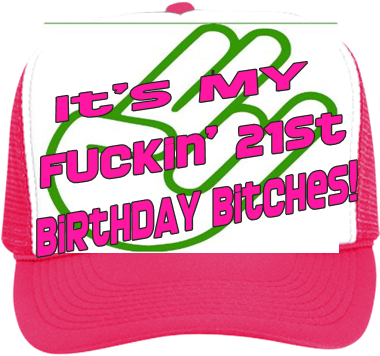 Trucker Hat 39 - 21 Birthday Hat (428x400), Png Download