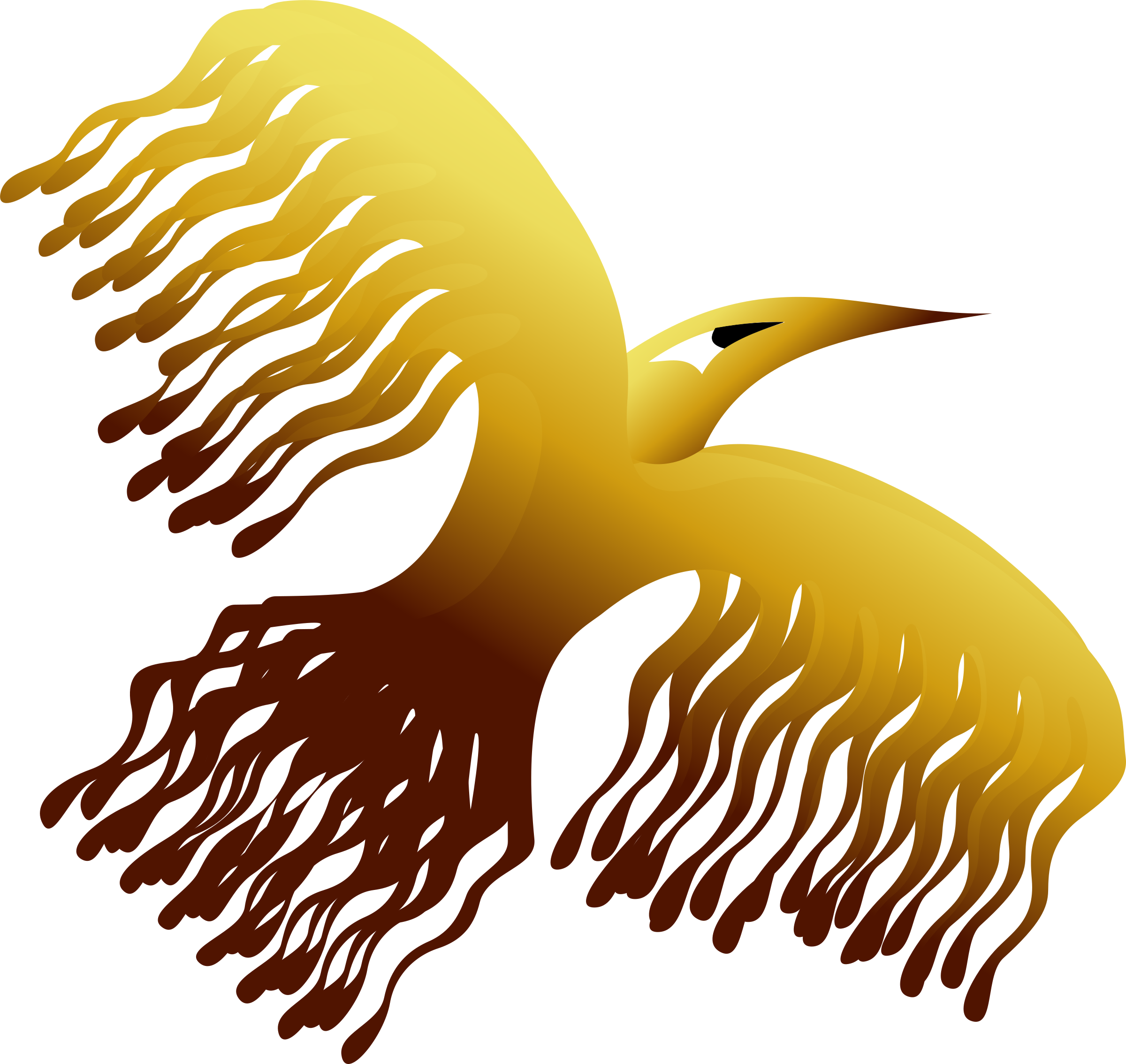 Phoenix Clipart Free At Getdrawings - Phoenix Calendar 2018: 16 Month Calendar (2400x2268), Png Download
