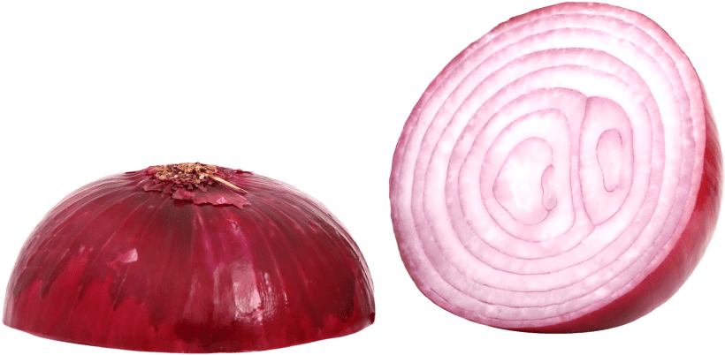 Free Png Red Sliced Onion Png Images Transparent - Onion Png (850x430), Png Download