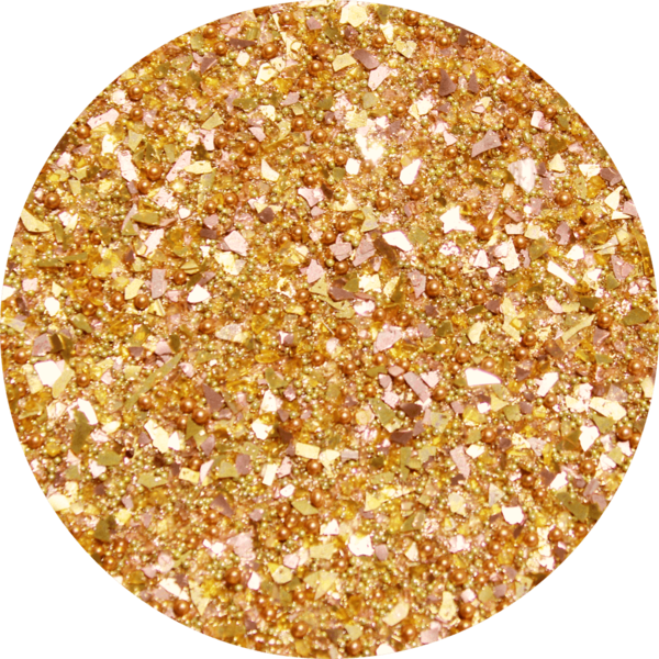 Art Glitter, Gold, Glitter, 1/4 Oz - Art Glitter Gala Glitz - Orange (600x600), Png Download