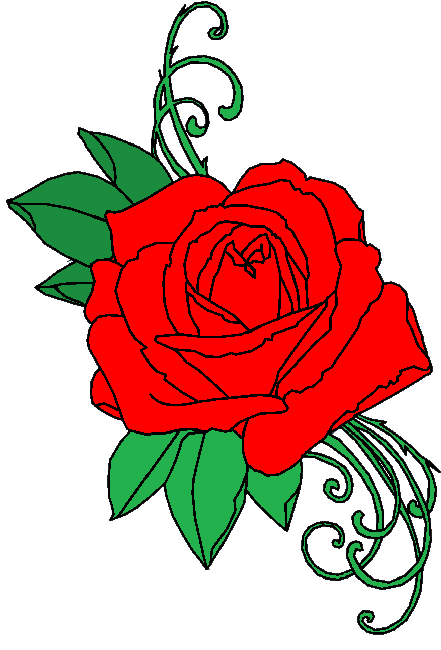 Rose Tattoo Png Transparent Free Images - Roses Tattoo Png (900x1308), Png Download