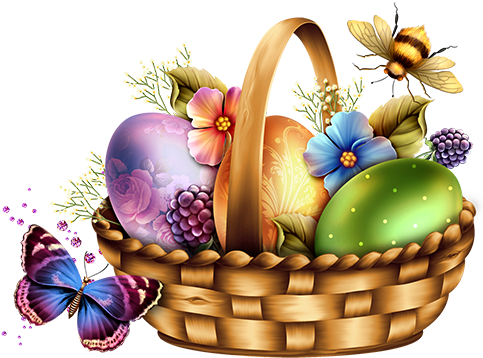 Easter Png Background Image - Png Easter (490x368), Png Download
