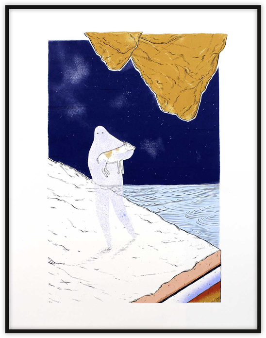 Nina Torr Keep Me There - Painting (900x726), Png Download