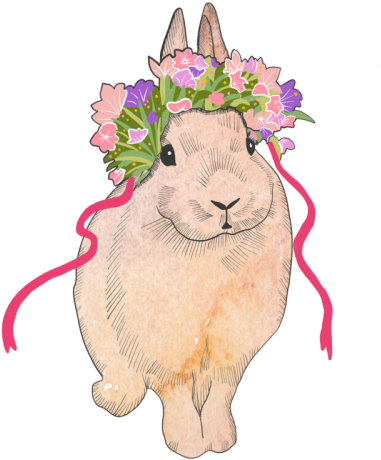 Easter Bunny (429x500), Png Download