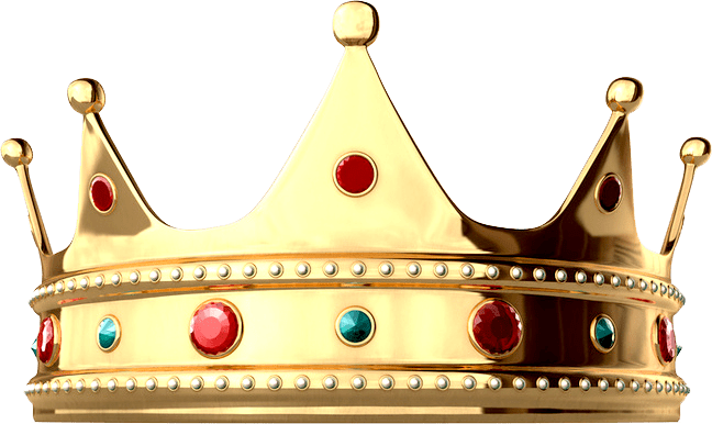 Banner Transparent Stock Shiny King Crown Transparent - King Crown Transparent Background (648x386), Png Download