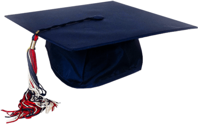 Blue Graduation Cap - College Degree Png (400x400), Png Download