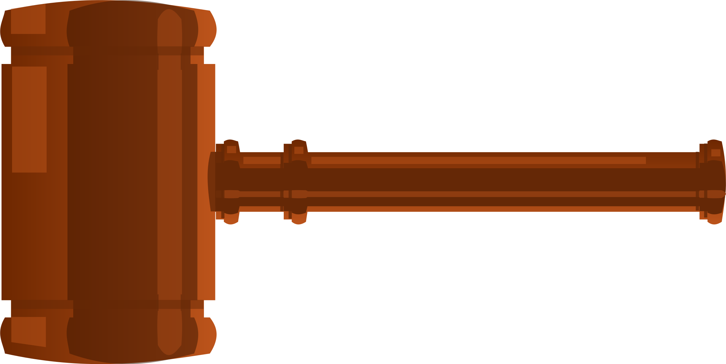 Gavel Mallet Hammer Tool Wood - Wooden Gavel Clip Art (1493x750), Png Download