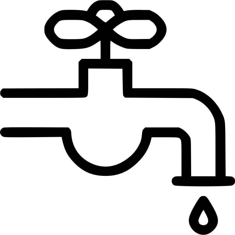 Tap Faucet Water Drop Comments - Icon Water Fucet Euro (980x982), Png Download