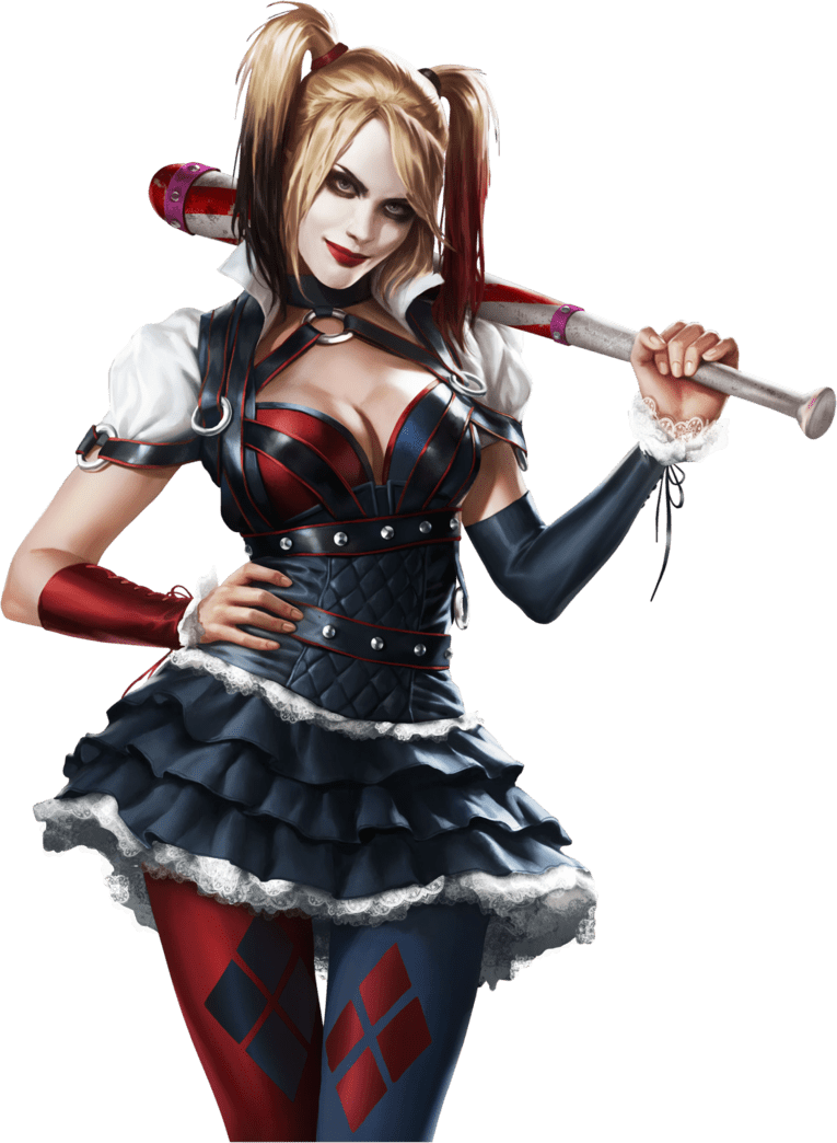 Enjoy This Beautiful Gallery Featuring The The Art - Harley Quinn Arkham Knight (490x669), Png Download