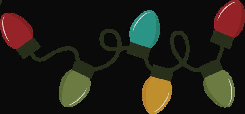 Christmas Lights Png Transparent Images Christmas Lights - Illustration (800x373), Png Download