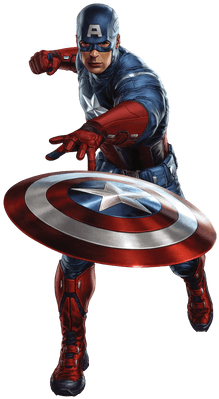 Captain America Png Hd (400x400), Png Download