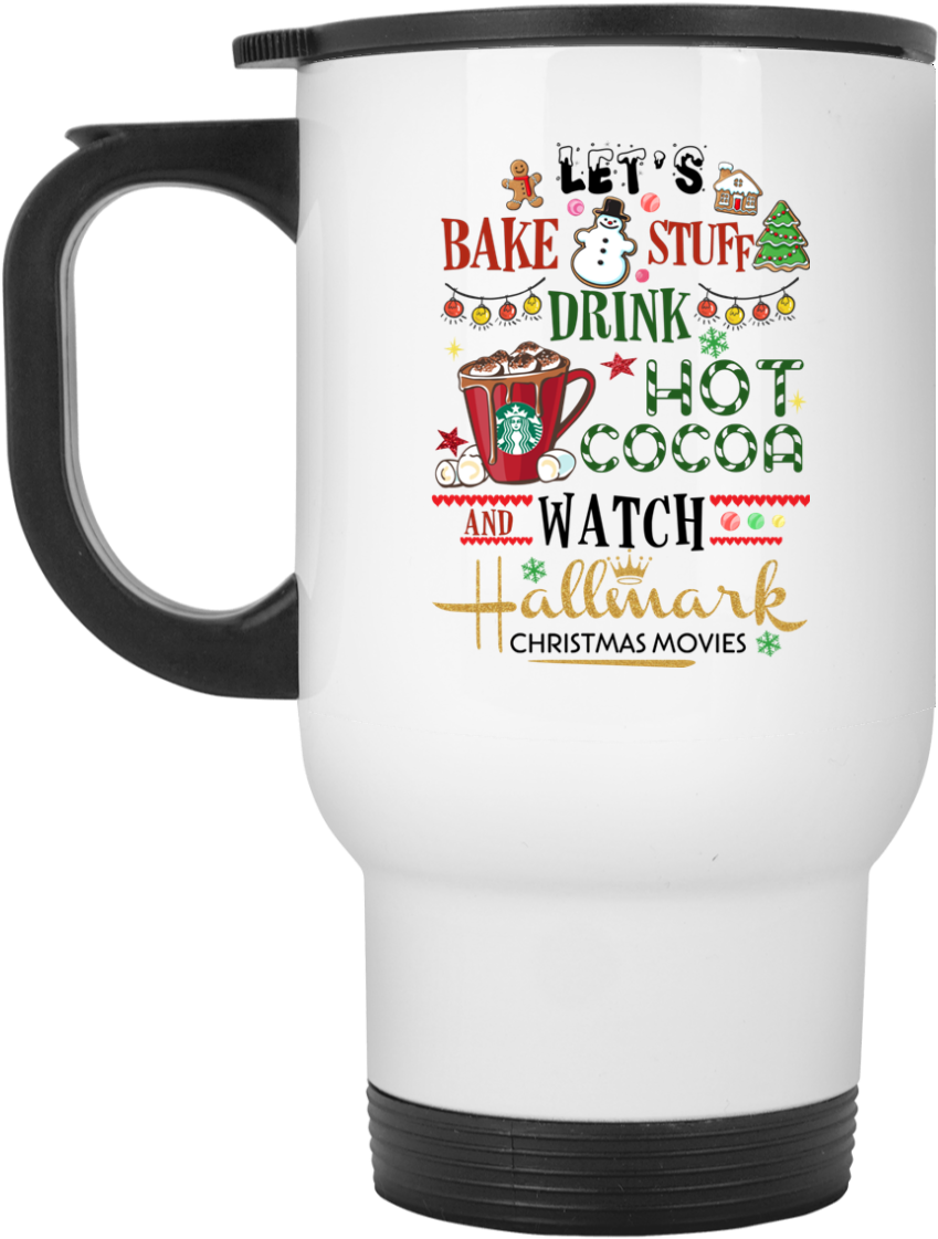 Watercolor Clover White Travel Mug - Mug (480x480), Png Download