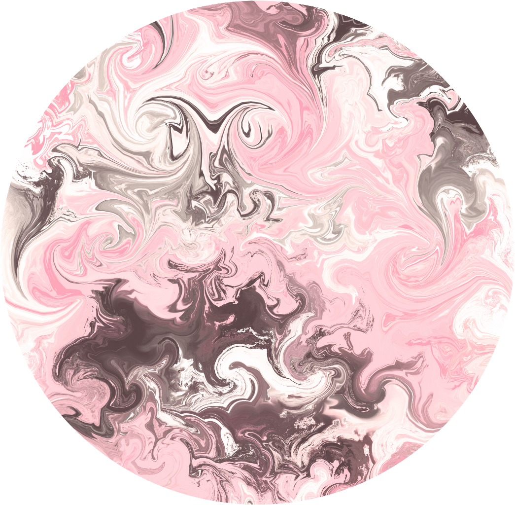 Watercolour Watercolor Circle Ftestickers Marble Marble - Pink And Black Marble (1045x1024), Png Download