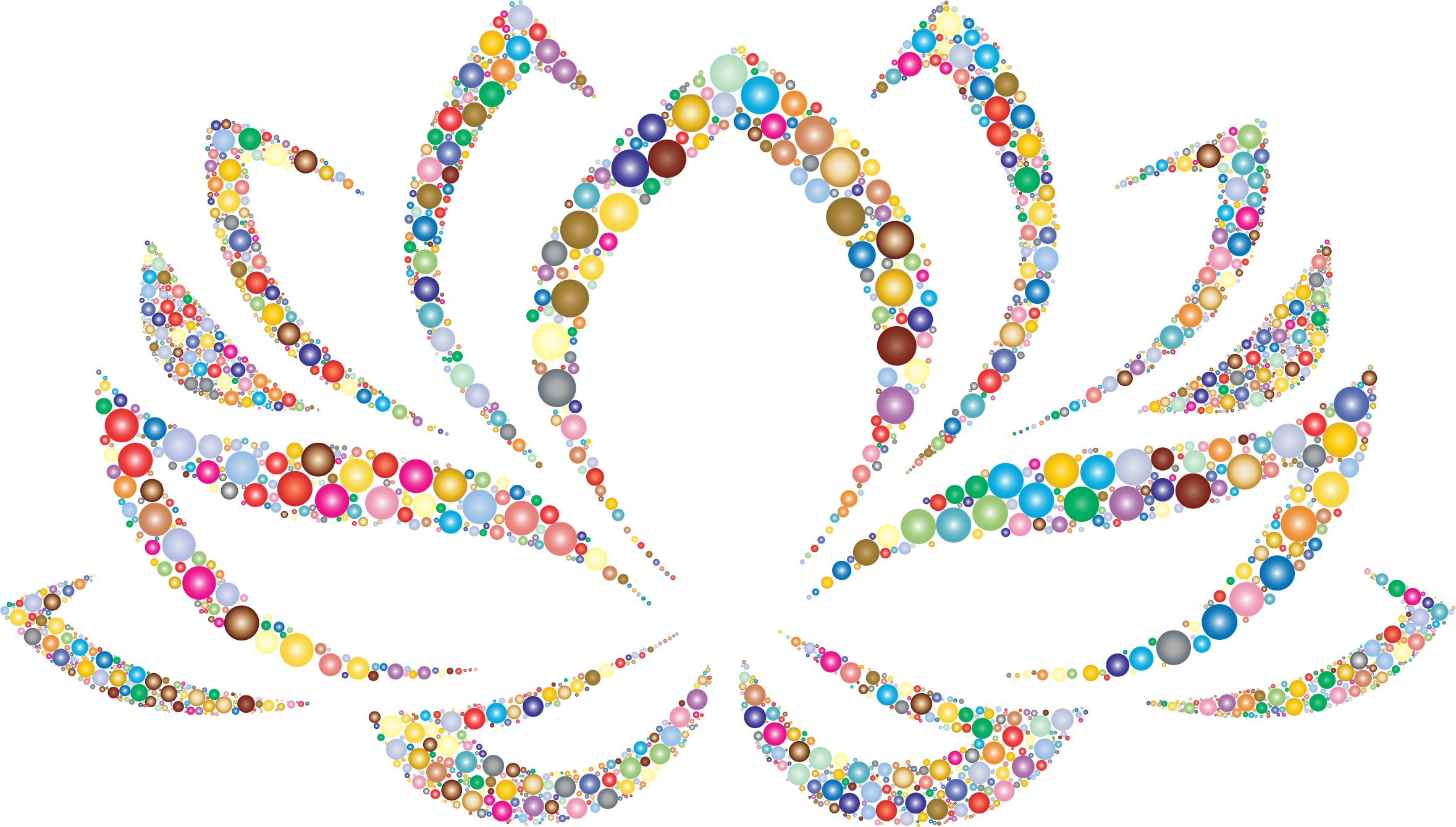 This Free Icons Png Design Of Colorful Lotus Flower (2357x1339), Png Download