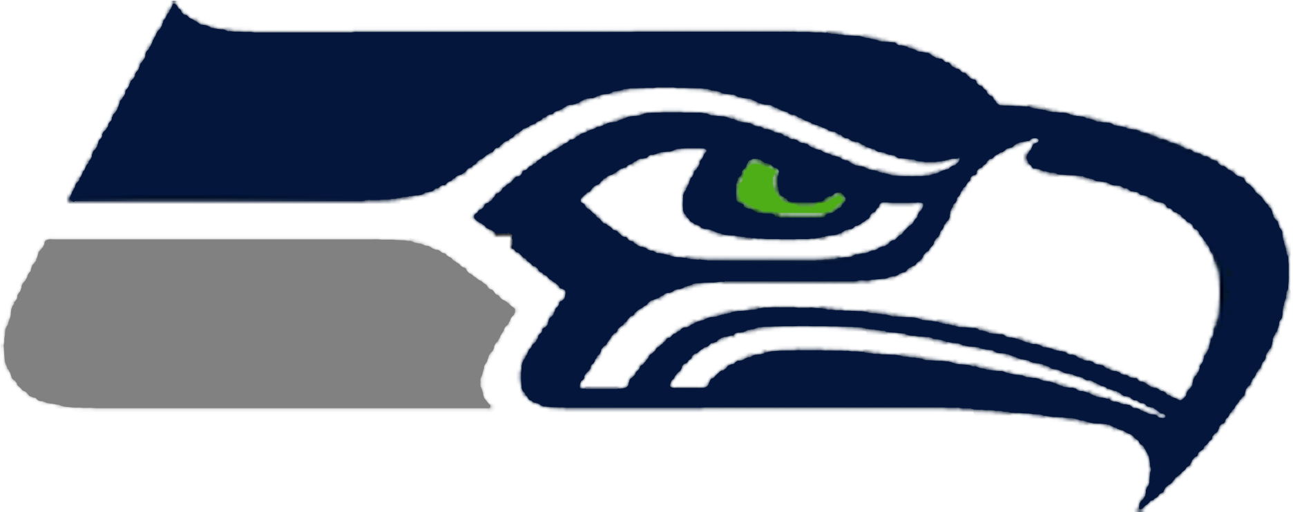 Seahawkslogo - Seattle Seahawks Logo (1871x826), Png Download
