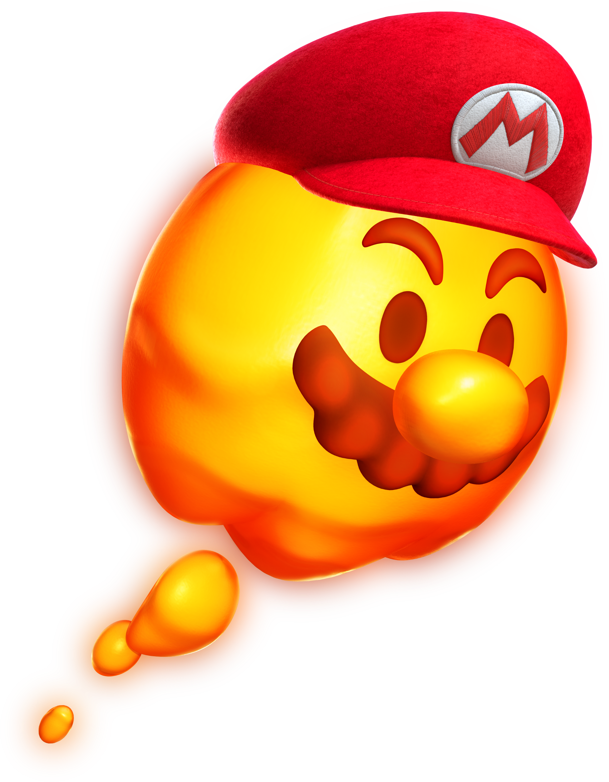 Lava Bubble Mario - Cheep Cheep Mario Odyssey (1950x2500), Png Download