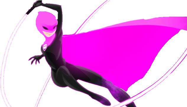 Pink Ghost - Portable Network Graphics (640x361), Png Download