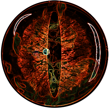 Photo Dragon Eye W Effects 2 By Blood Solice Zpsi84ykr7j - People Dragon Eye Cabochon Necklace (360x360), Png Download