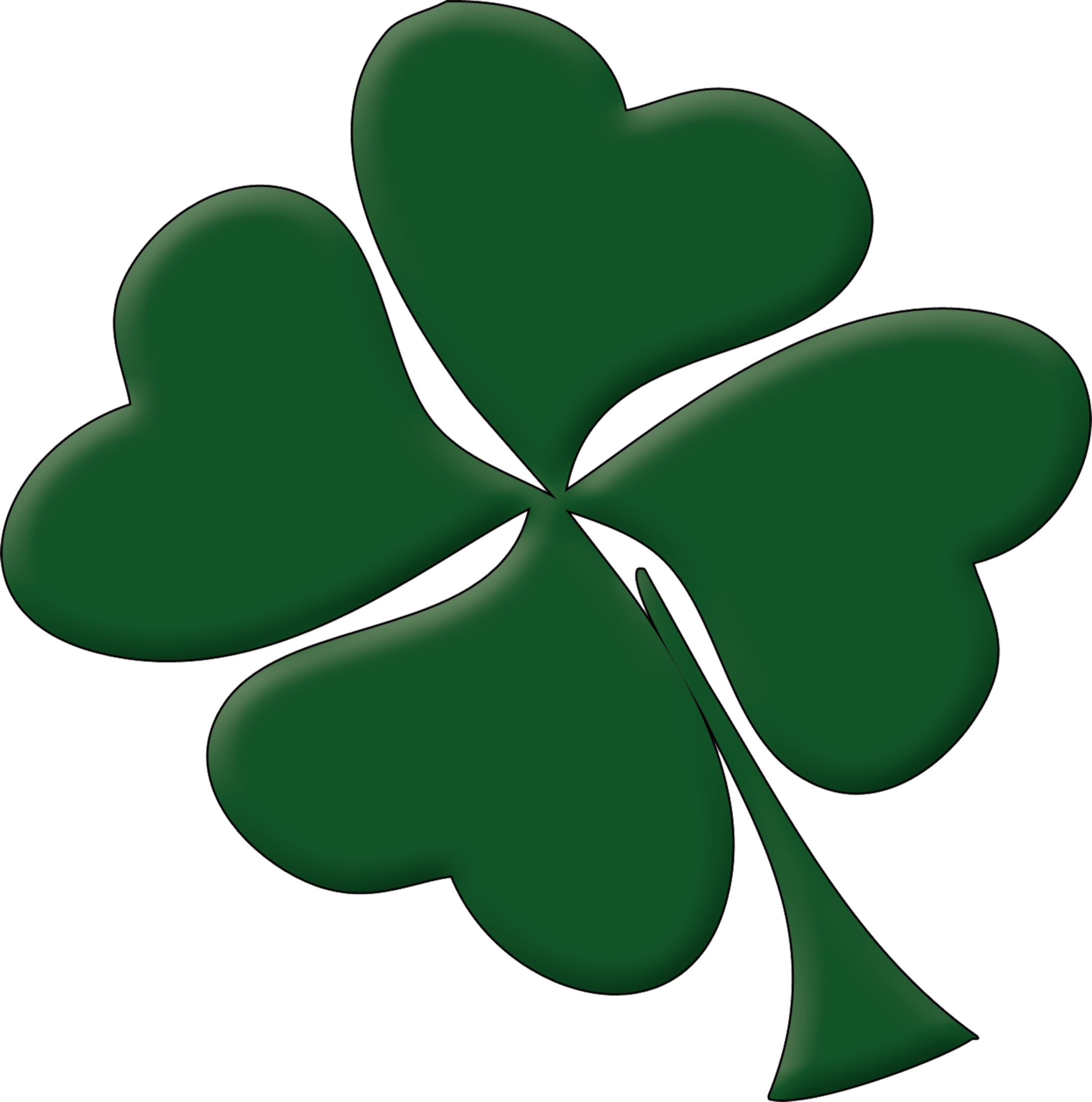 The Shamrock Personality Test - Shamrock Heart (2196x2215), Png Download