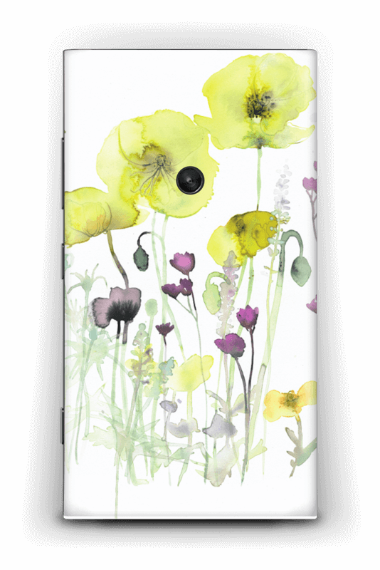 Painted Yellow Flowers - Flower (534x800), Png Download