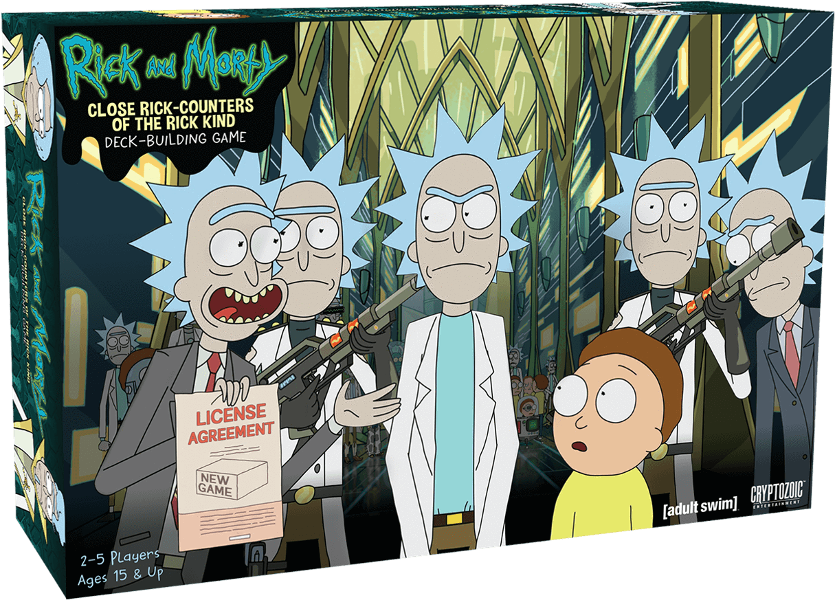 Rick And Morty Close Rick Counters Of The - Rick And Morty Deck Building Game (1024x769), Png Download