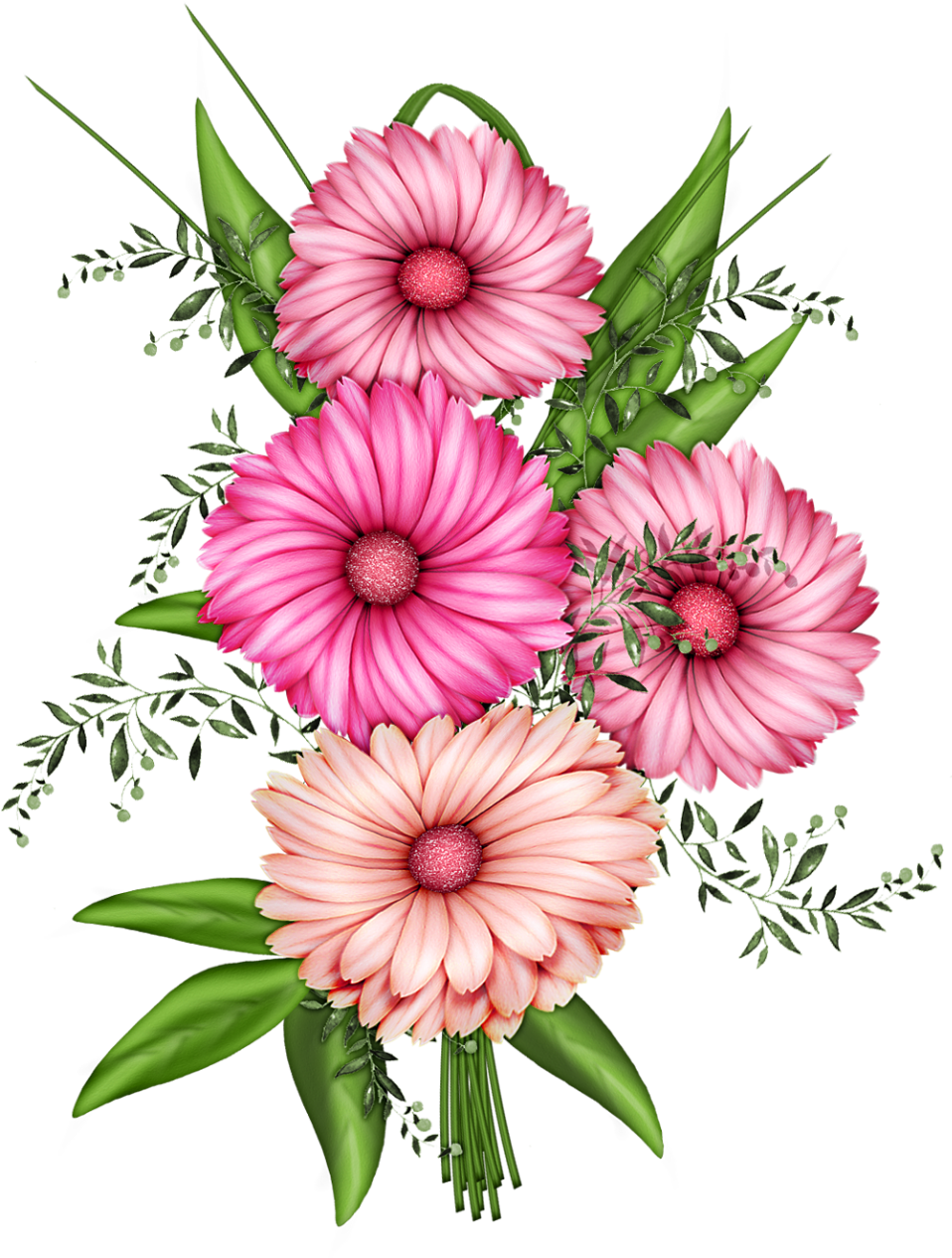Flowers Transparent Png Clipart - Imagenes De Flores Para Sublimar (1025x1317), Png Download