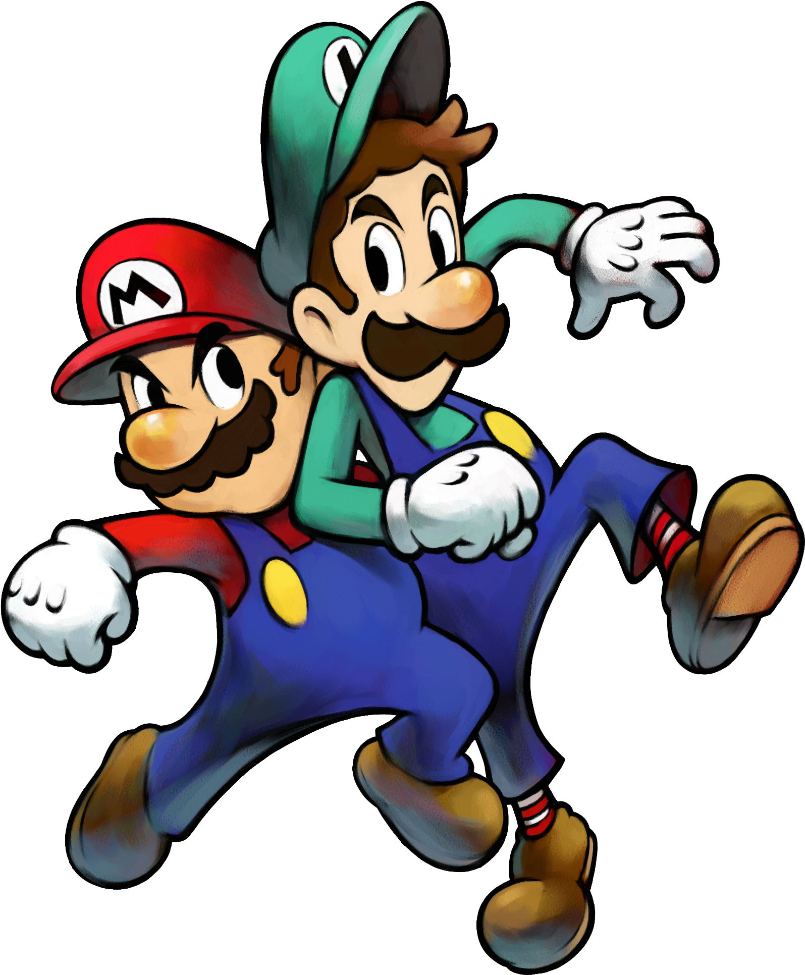 Super Mario Clipart Free At Getdrawings - Mario And Luigi Superstar Saga Png (1700x2043), Png Download