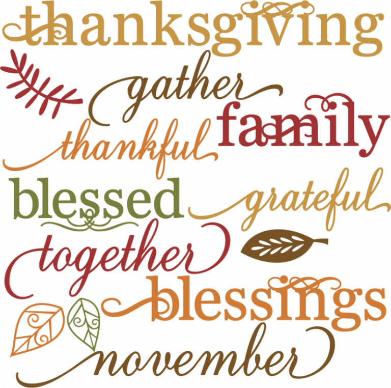 Clipart Fall Religious - Thanksgiving 2017 Clip Art (768x762), Png Download