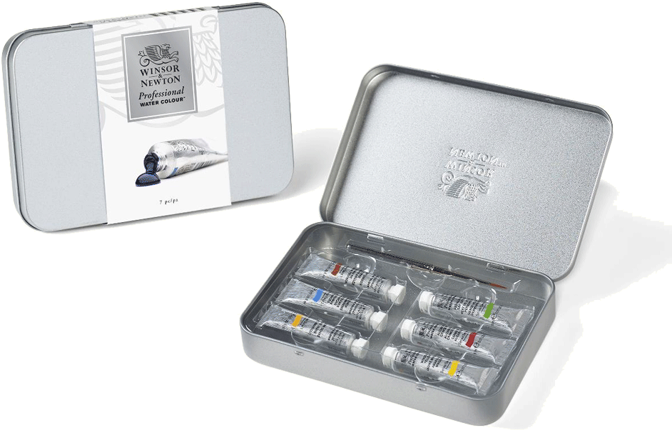 Winsor & Newton Watercolor Professional Tin Set - Winsor & Newton Professional Watercolour 5ml Tube (1000x685), Png Download