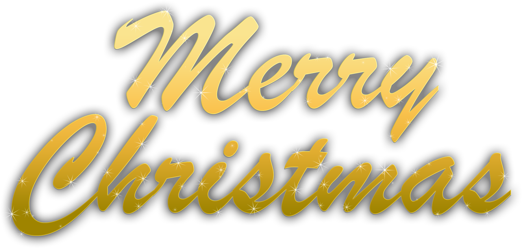 Free Icons Png - Merry Christmas Transparent Overlay (1829x880), Png Download