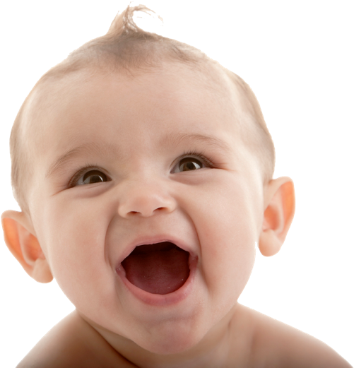 Happy Baby Face - Fearfully And Wonderfully Made Baby (667x523), Png Download