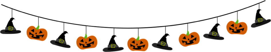 Guirlande - Halloween Light Png (946x198), Png Download