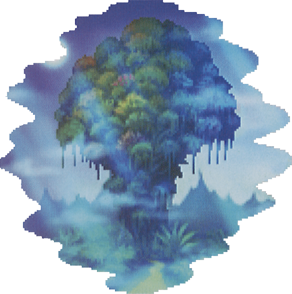 Land Tree Of Mana - Mana (584x589), Png Download