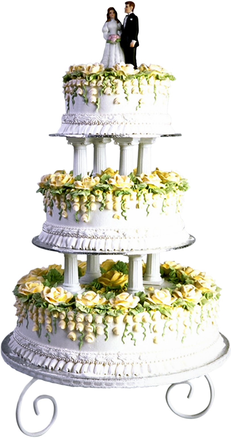 Wedding Cake Png Clip Art - Transparent Wedding Cake Png (878x1565), Png Download
