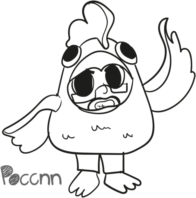 Clip Art Download Cute Al To Color By Poccnnindustries - Drawing (670x1191), Png Download