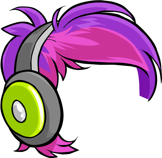 Cadence Wig - Club Penguin Island Wigs (965x695), Png Download