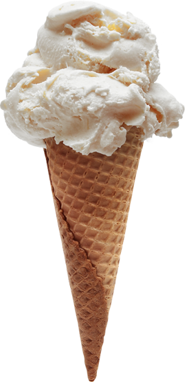 Vanilla Ice Cream - Vanilla Ice Cream Cone Png (275x556), Png Download
