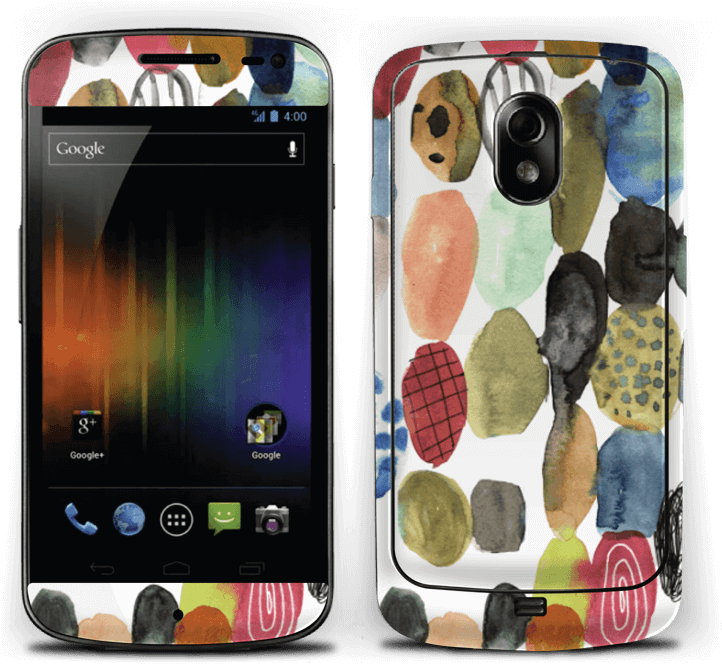 Dots Watercolor - Case-mate Pop Cover Samsung Galaxy White Nexus I9250 (800x747), Png Download
