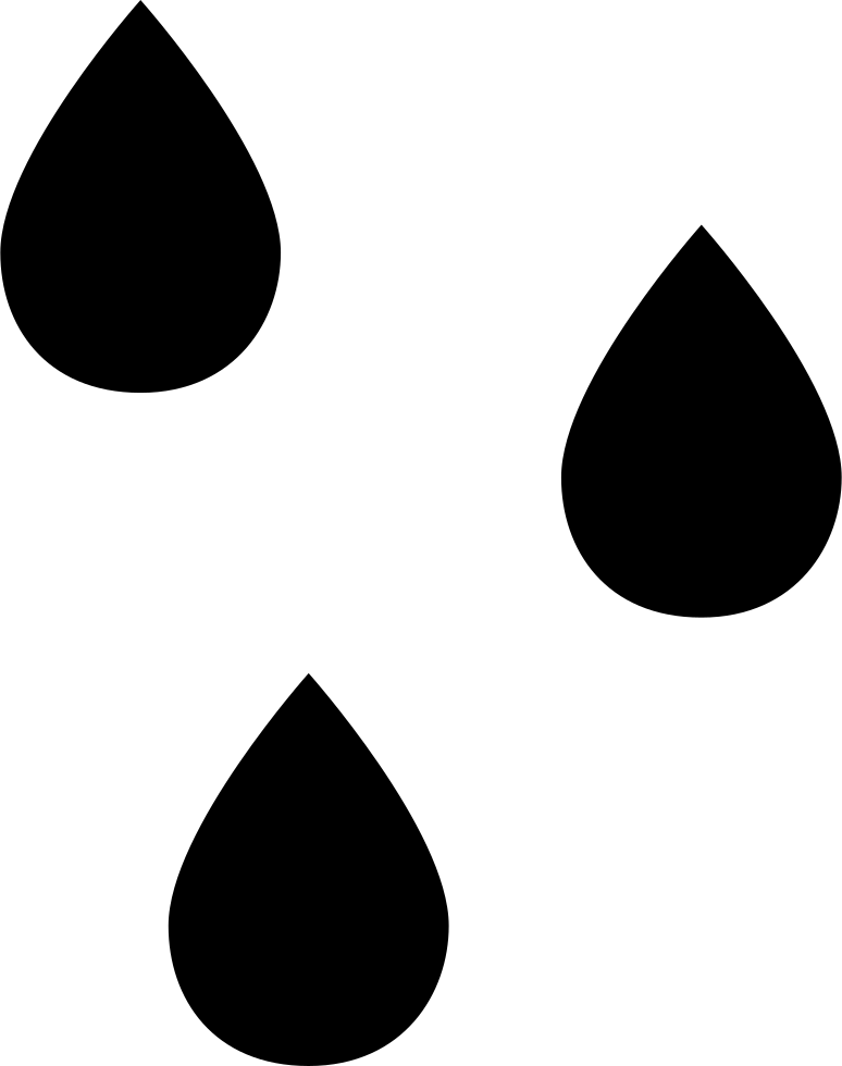 Raindrops Svg Png Icon - Png Raindrops (774x980), Png Download